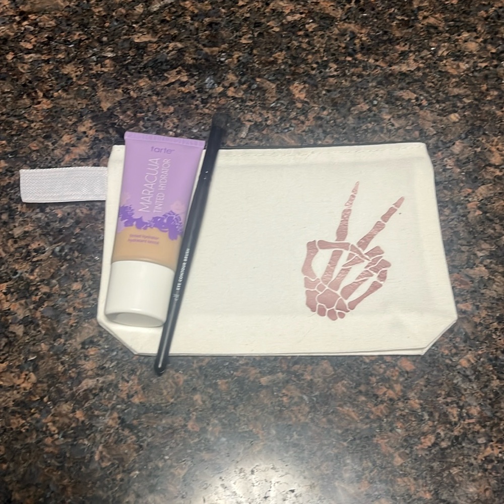 Handmade makeup bag